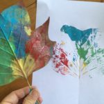 Explore Leaves and Make Rainbow Leaf Prints